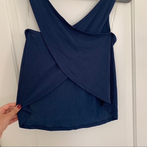 Blue Crop Top - Picture 4 of 5